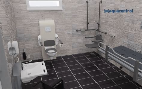 Diseño de un hogar adaptado para personas mayores con Alzheimer, mostrando pasillos despejados y señalización con colores
