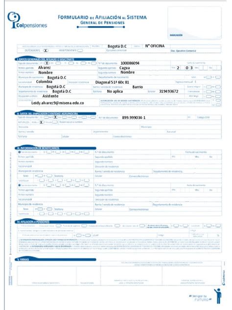 Documentos requeridos para la creación de una AFP: formulario, certificado, declaración