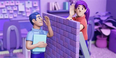 Ilustración de personas superando barreras en el ámbito laboral