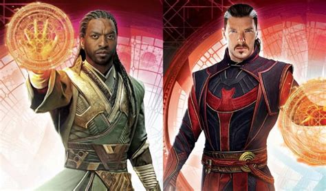 Ilustración del Anciano con Doctor Strange y Barón Mordo