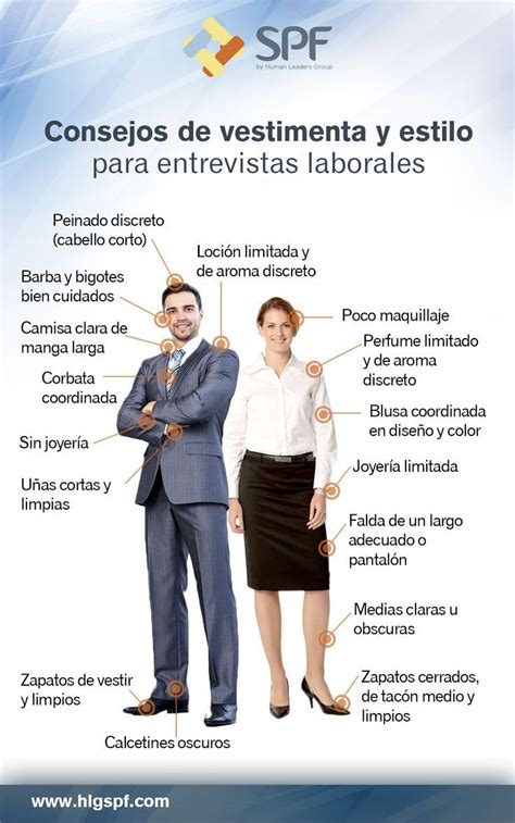 Infografía: Consejos de vestimenta y aseo personal para una entrevista de prevencionista