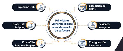 Infografía detallando las diferentes fuentes de vulnerabilidades en software y hardware.