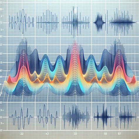 Ilustración de una persona usando auriculares con un esquema que resalta las frecuencias de sonido