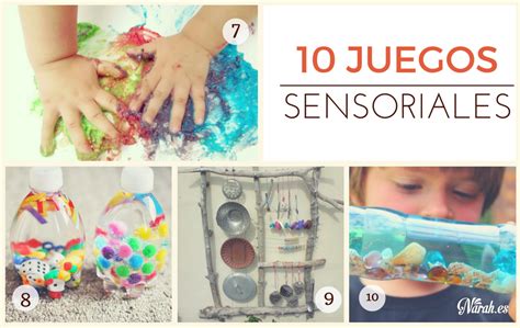 ejemplos de materiales para juegos sensoriales