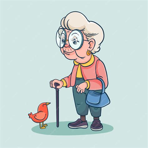 Ilustración de una persona mayor haciendo la maleta