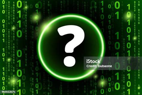 Ilustración de un signo de interrogación con acertijos alrededor.