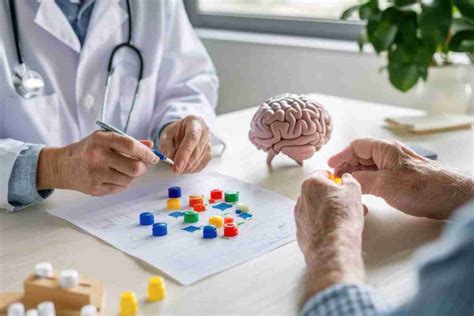 Foto de un profesional aplicando un test neuropsicológico adaptado a una persona con discapacidad intelectual