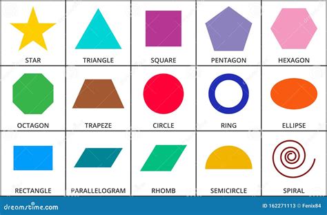 ilustracion de formas geometricas basicas