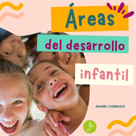 Esquema de las cuatro áreas de desarrollo infantil: cognitiva, motriz, lenguaje y socio-emocional.
