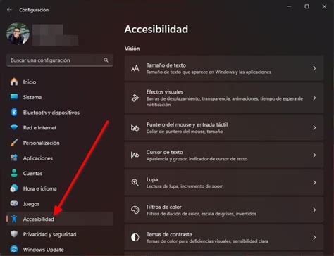 Interfaz de configuración de accesibilidad en EMUI