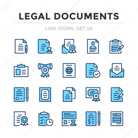 ícono de documentos legales