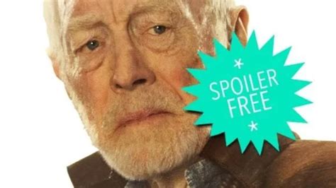 Foto de Max von Sydow como Lor San Tekka en Star Wars: El despertar de la Fuerza