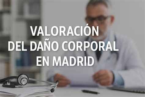 Ejemplo de baremo para la valoración del daño corporal