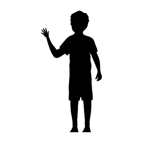 silueta de niño solo en un paisaje desolado