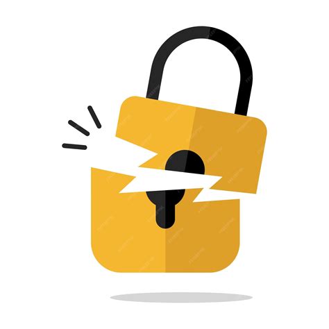 Representación de un hacker recuperando contraseñas o un candado roto