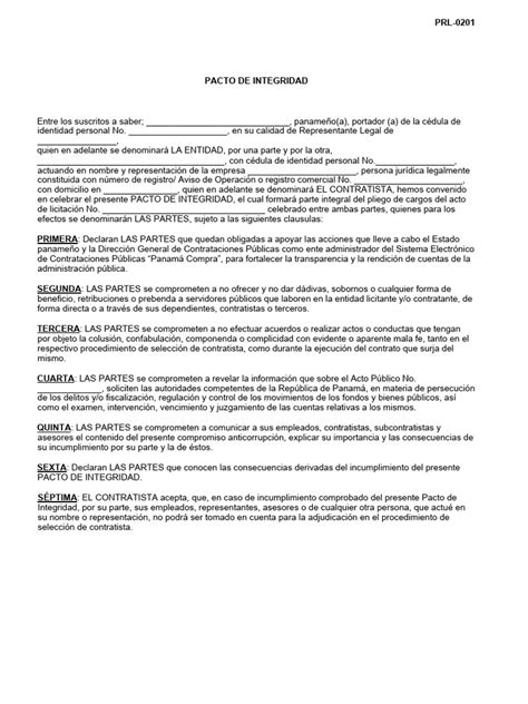 Ilustración: Pacto de integridad y ética empresarial en licitaciones públicas