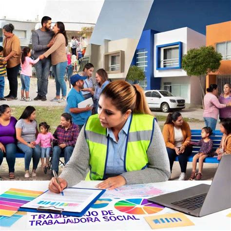 Foto: Trabajadora social atendiendo a un colectivo vulnerable