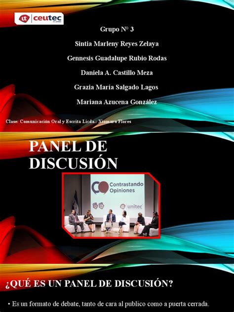 Panel de discusión o presentación de proyectos artísticos por adultos mayores