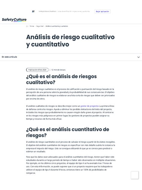 Infografía comparativa de análisis de riesgos cualitativo vs. cuantitativo