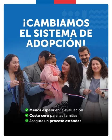 infografía con estadísticas de adopción en Chile
