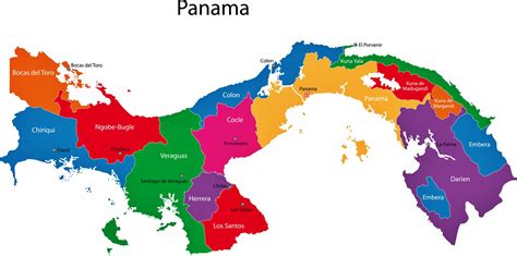 Mapa de Panamá destacando ciudades y regiones populares para jubilados