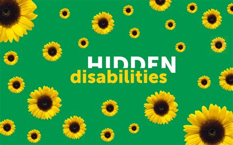 Símbolo del girasol Hidden Disabilities Sunflower