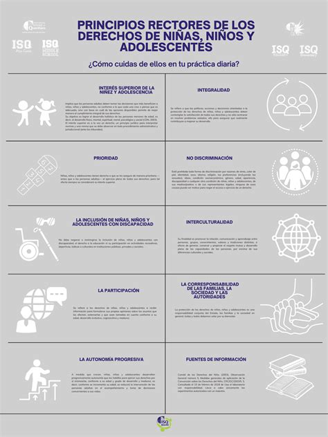 Infografía: Principios rectores del Servicio Mejor Niñez