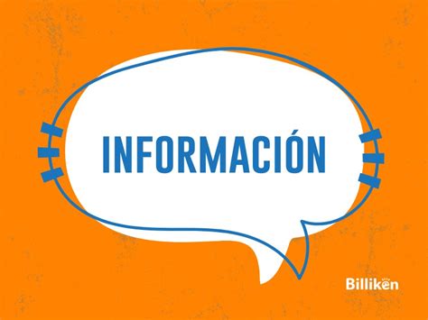 Esquema de las diversas acepciones de la palabra información