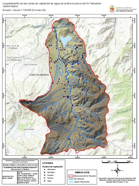 Mapa de amenazas e infraestructura expuesta en la microcuenca de la quebrada Cay