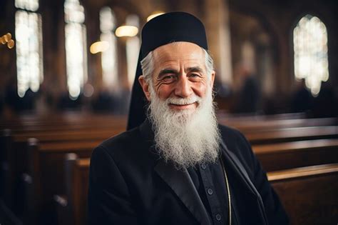 imagen de un maestro o sacerdote anciano pensativo