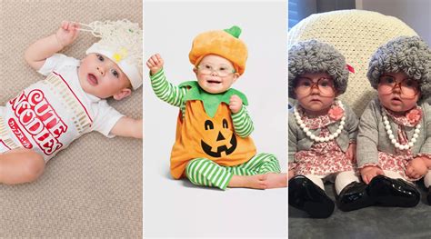 Compilation of cute baby Halloween costumes