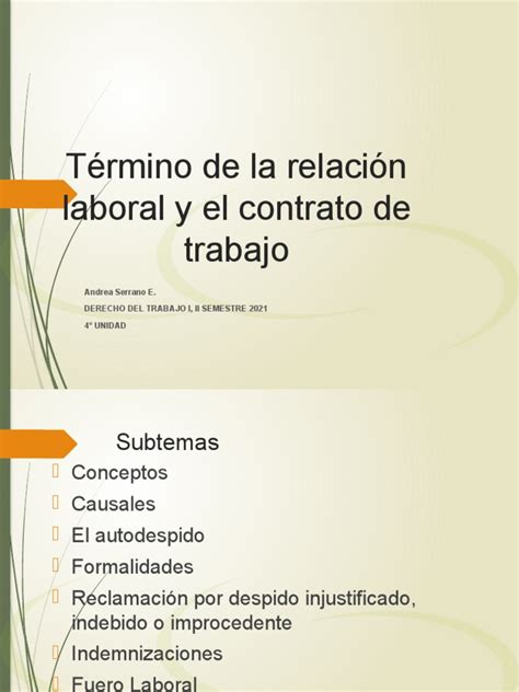 Esquema de las causales de término de la relación laboral docente según el Estatuto Docente
