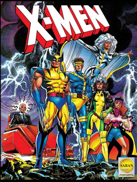 Júbilo con su atuendo clásico de la serie animada X-Men, chaqueta y gafas amarillas