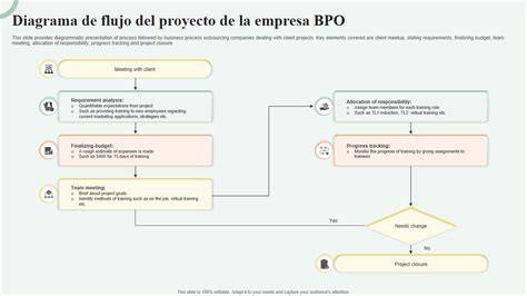 Diagrama de flujo o infografía sobre el proceso del proyecto 
