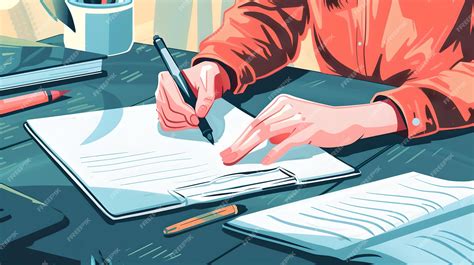 ilustracion de una persona escribiendo un sermón con referencias bíblicas y fotos de una anciana