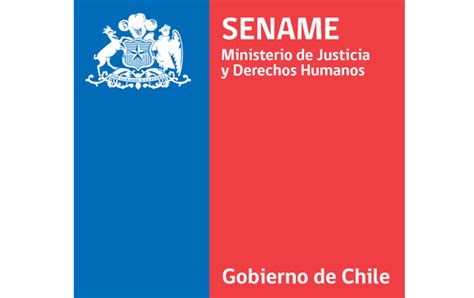 Logo del Servicio Nacional de Menores (Sename) con énfasis en transparencia