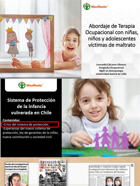 infografía sobre las deficiencias del sistema de protección infantil en Chile