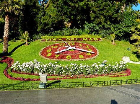 Foto del Reloj de Flores en Viña del Mar