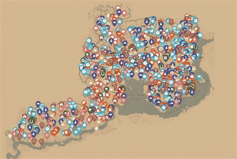 Mapa de ubicaciones de casas para robar en Red Dead Redemption 2