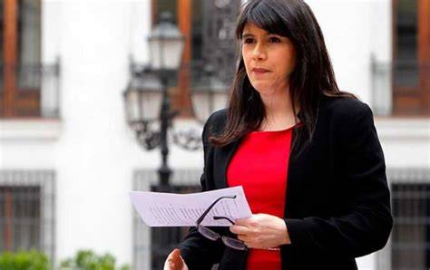 Foto de la ministra de Justicia Javiera Blanco