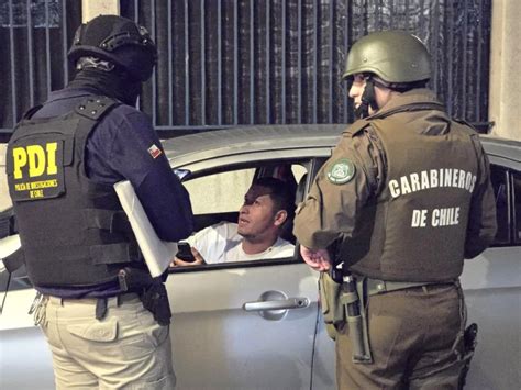 Foto de archivo de carabineros o PDI en un operativo policial