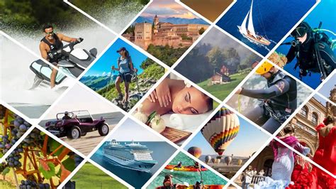 Paisaje rural con actividades turísticas y locales