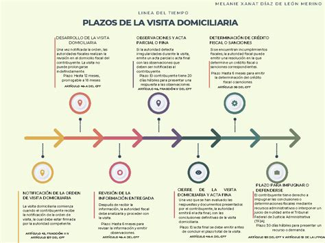 Esquema de las etapas de una visita domiciliaria