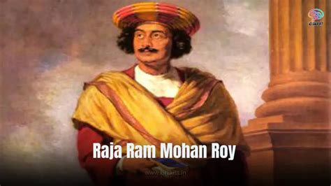 Fotografía histórica de Raja Ram Mohan Roy, un pionero reformador social en la India.