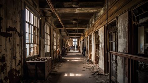 Fotografía de un edificio abandonado usado como refugio por adolescentes en Chile