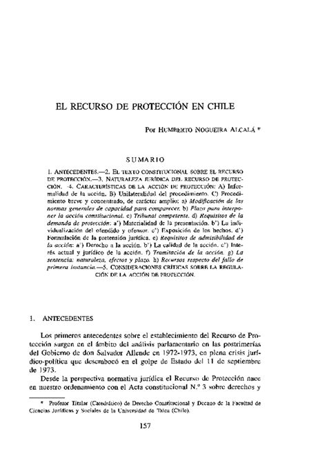 Esquema del proceso del Recurso de Protección en Chile