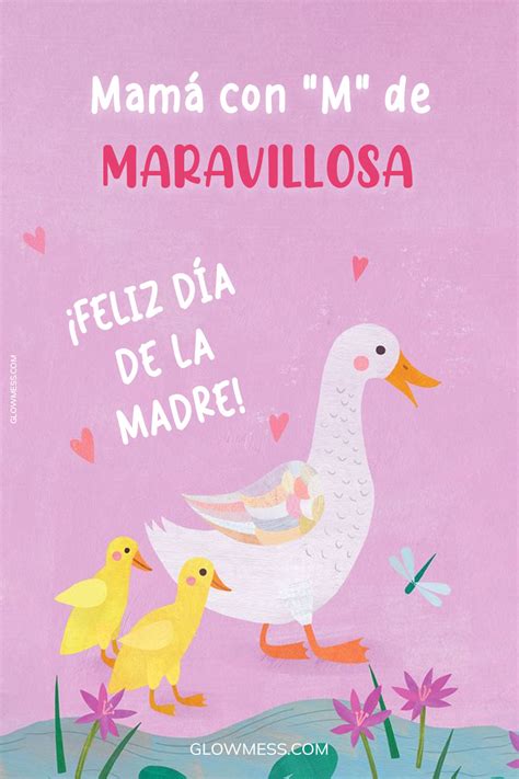 Tarjeta de felicitación para el Día de la Madre con flores