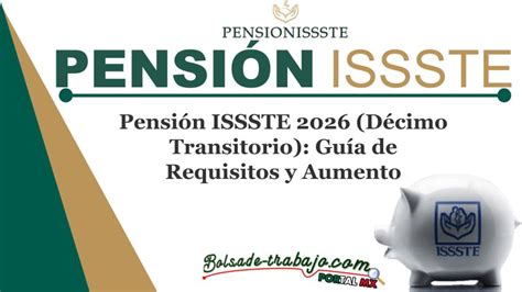 Esquema de requisitos y modalidades de pensión del ISSSTE