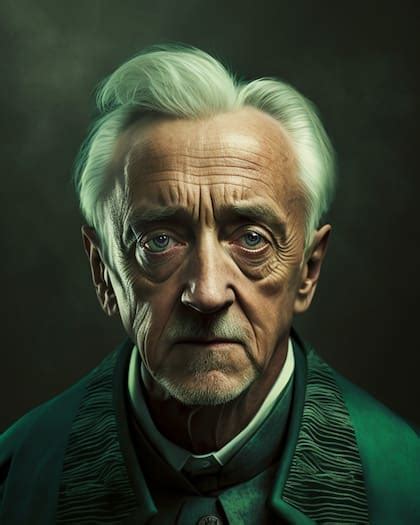 Draco Malfoy anciano según la inteligencia artificial