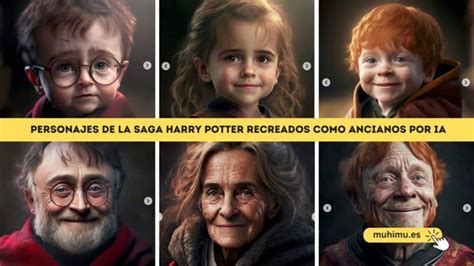 Otros personajes de Harry Potter ancianos según la inteligencia artificial